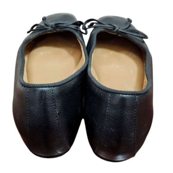 M.GEMI The Danza Leather Black Flats with Hidden Wedge, Size EU 35.5/US … - Picture 9 of 15